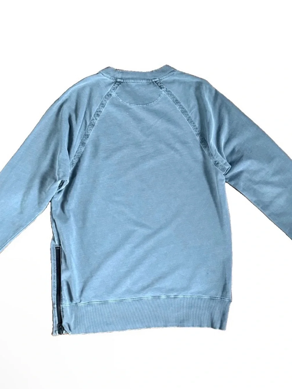 True Religion x Westbrook crewneck sweatshirt with side zipper for added comfort